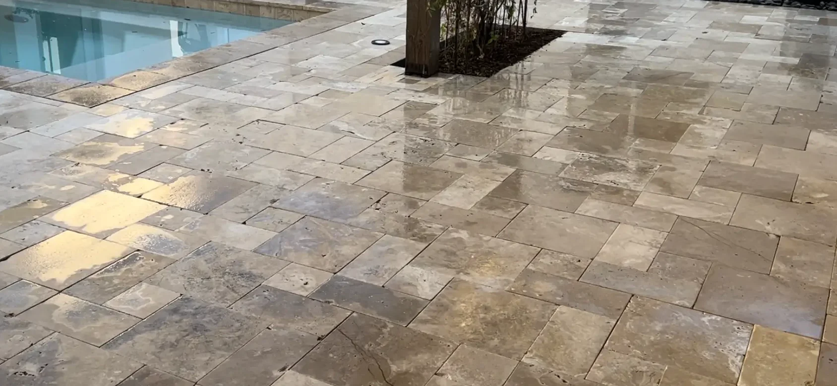 Travertine Paver Patios in Tempe, AZ